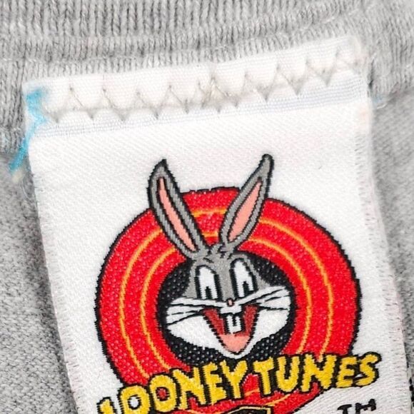 Vintage Taz Looney Tunes T Shirt Mens Size XL Gray 90s Shop She Devil Made In US - Picture 6 of 8
